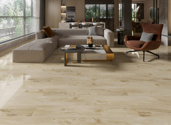 Ламинат MostFloor High Glossy 11909 Клен бежевый